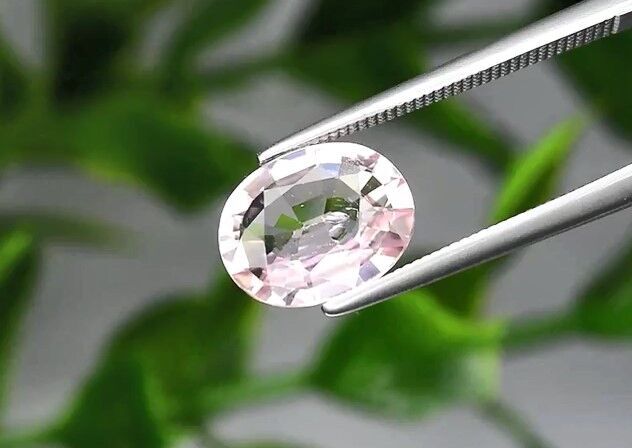 1.98ct 9.7x7.5mm VS Oval Natural Unheated Light Pink Tourmaline, Congo