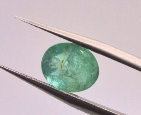 2.71ct 9.4x7.7mm Oval Natural Green Emerald, Zambia