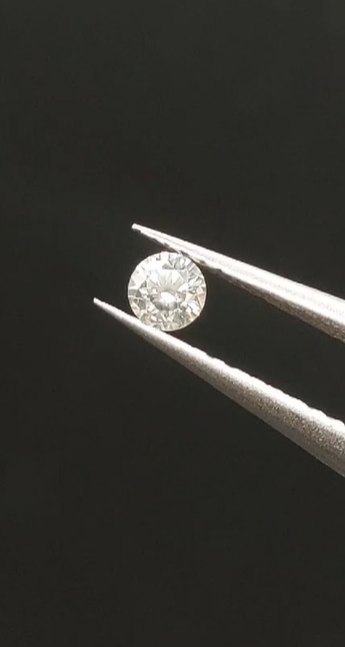 0.13ct 3.26mm  M - SI Round  Cut Natural Diamond