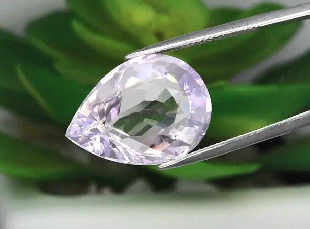 17.03ct 20.5x15mm VVS Pear Natural Unheated Purple Amethyst, Brazil