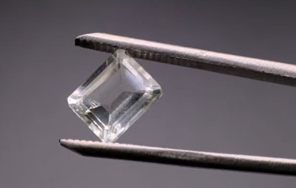 3.63ct 10x8mm Octagon Natural Very Light Green Amethyst
